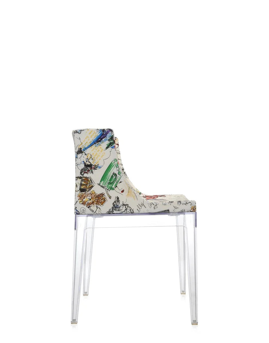 [product_category]-Kartell Mademoiselle à La Mode Armchair, Transparent/Sketches-Kartell-8058967065046-04895FM-KAR-3