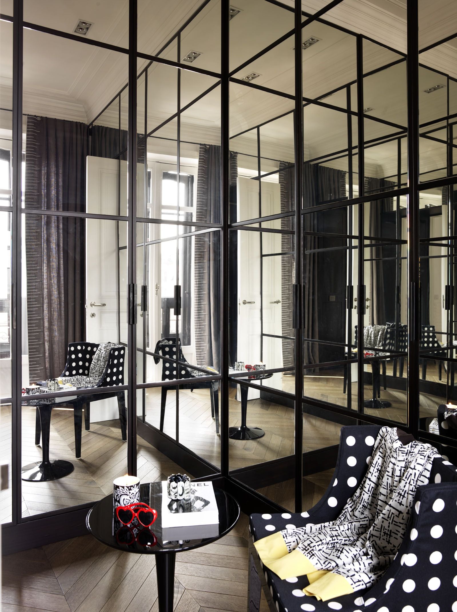 [product_category]-Kartell Mademoiselle à La Mode Armchair, Transparent/Vevey Red Tones-Kartell-8034105784017-04893QQ-KAR-10