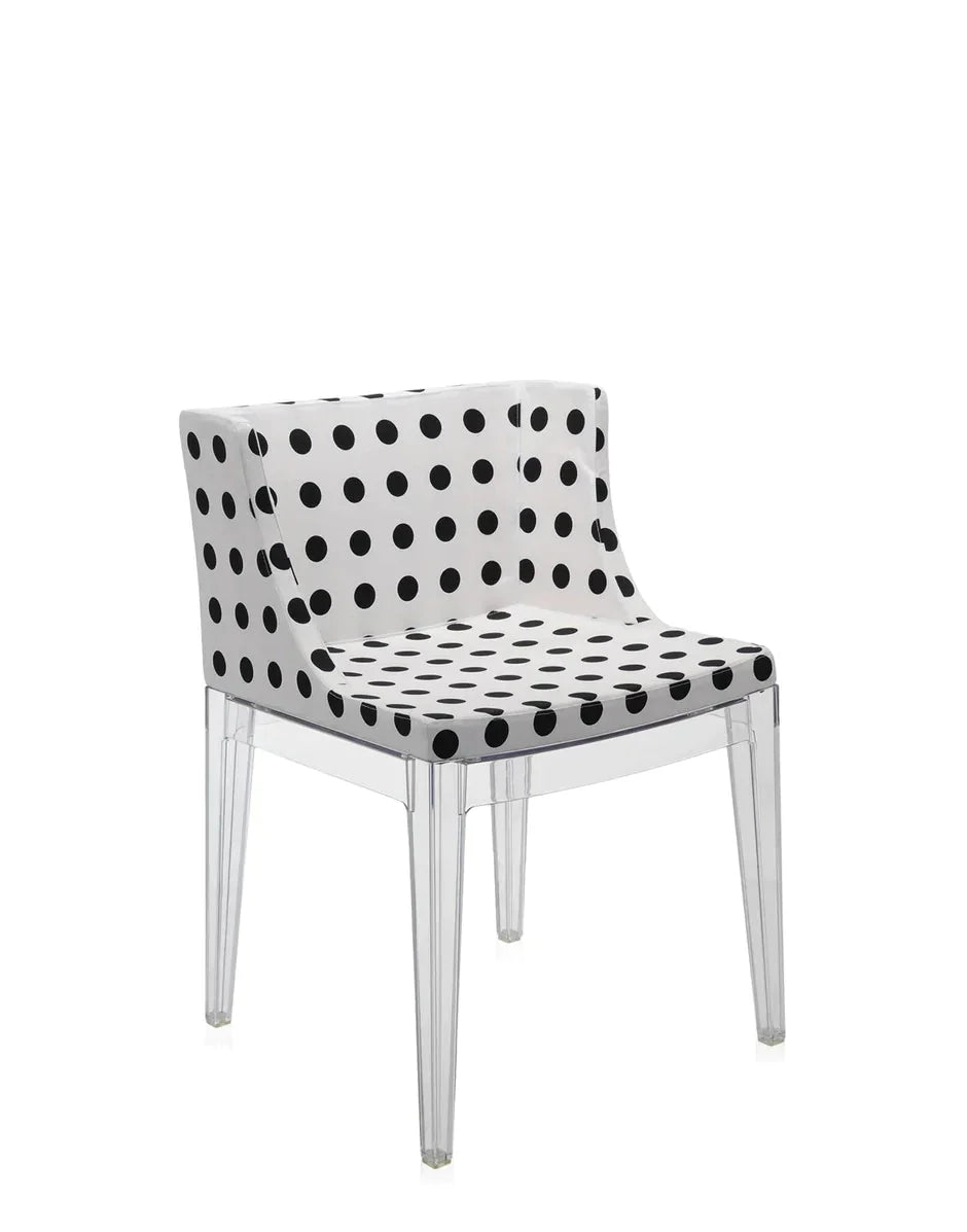 [product_category]-Kartell Mademoiselle à La Mode Armchair, Transparent/White Pattern-Kartell-8058967170146-04895PB-KAR-6