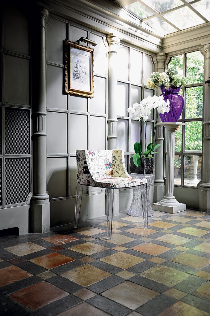 [product_category]-Kartell Mademoiselle Kravitz Armchair, Black/Grey-Kartell-8058967177022-0419207-KAR-7