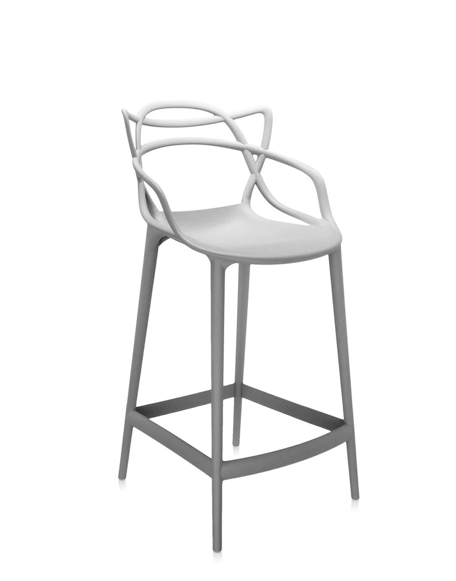 [product_category]-Kartell Masters Stool 65 Cm, Grey-Kartell-8058967184747-0586907-KAR-2