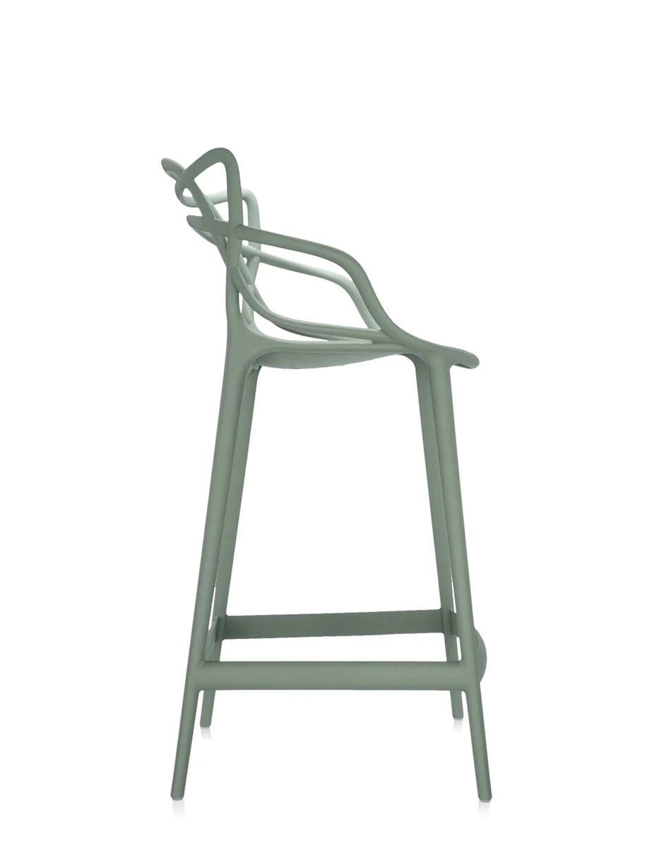 [product_category]-Kartell Masters Stool 65 Cm, Sage Green-Kartell-8058967184785-0586914-KAR-3