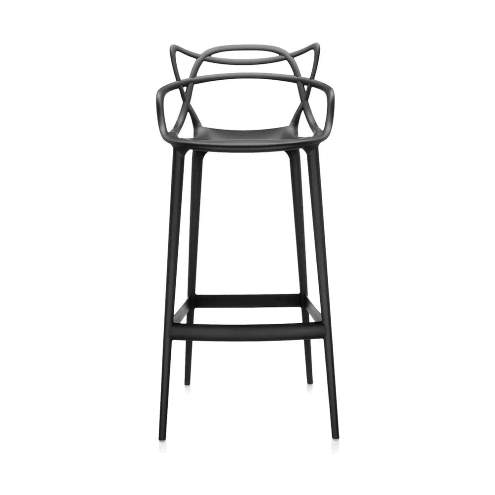 [product_category]-Kartell Masters Stool 75 Cm, Black-Kartell-8058967184662-0586809-KAR-1