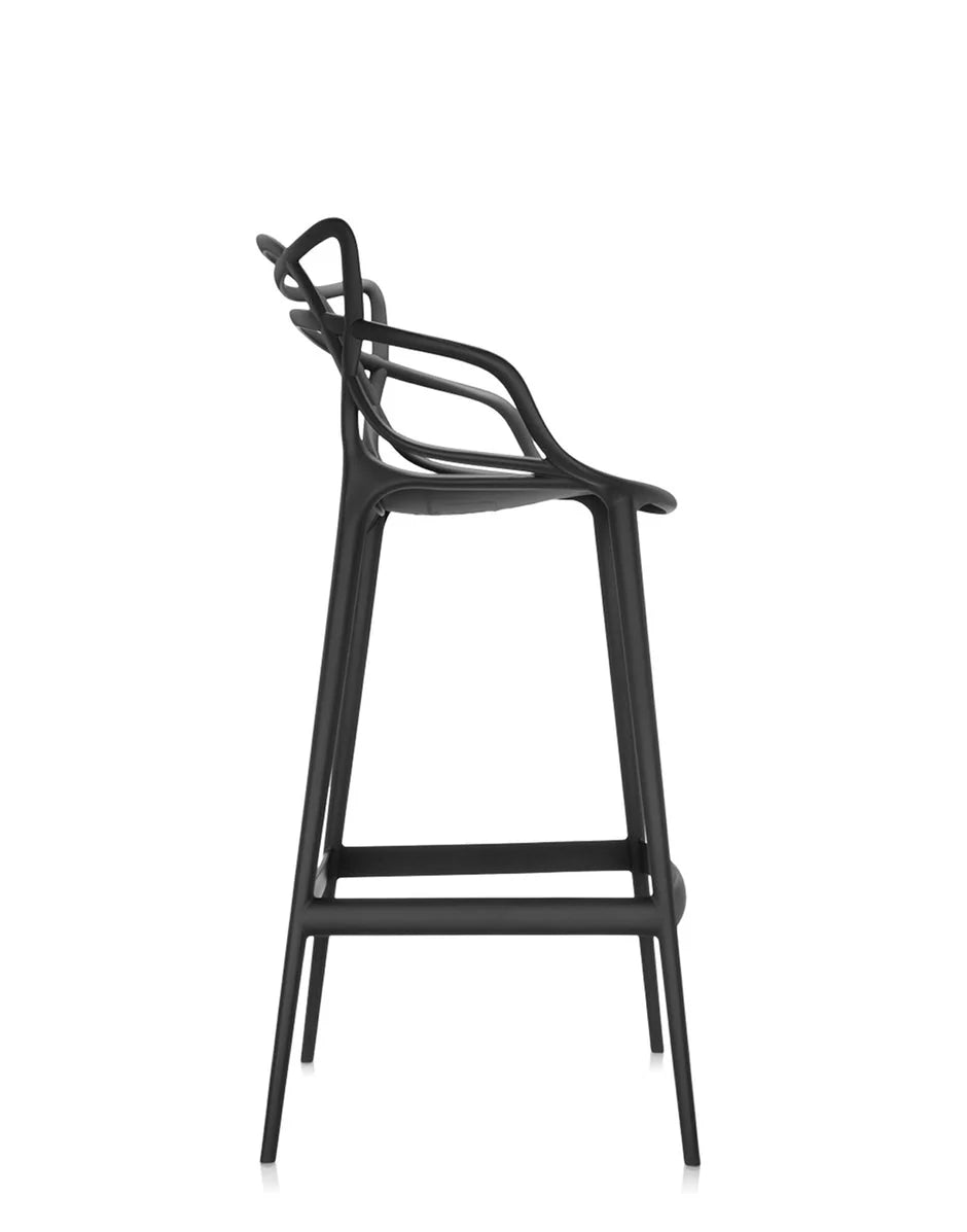 [product_category]-Kartell Masters Stool 75 Cm, Black-Kartell-8058967184662-0586809-KAR-3