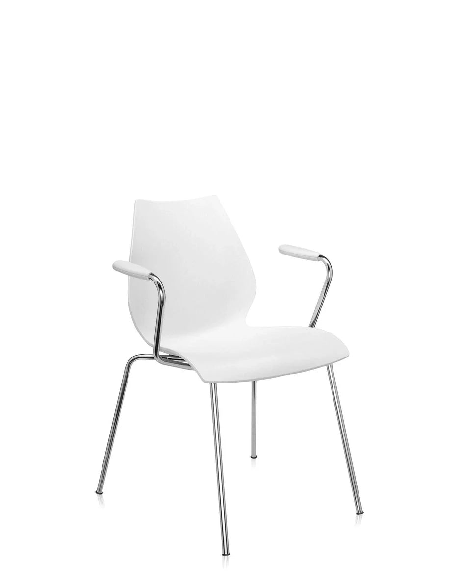 [product_category]-Kartell Maui Armchair, Zinc White-Kartell-8058967036800-028722M-KAR-2