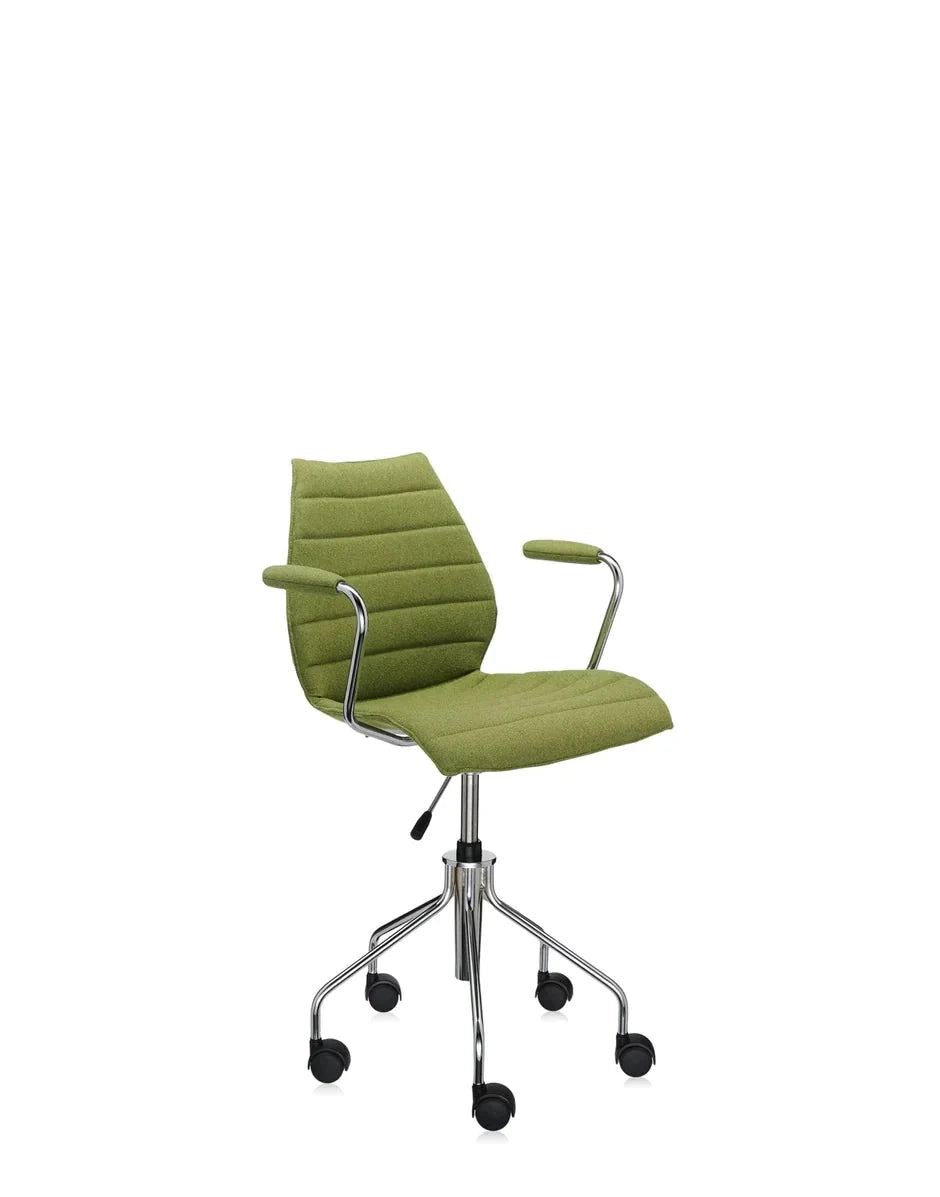 [product_category]-Kartell Maui Soft Trevira Armchair, Acid Green-Kartell-8058967176391-02897SS-KAR-8