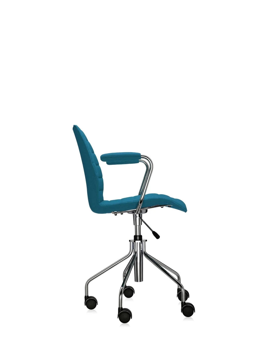 [product_category]-Kartell Maui Soft Trevira Armchair, Teal Blue-Kartell-8058967176414-02897RR-KAR-3