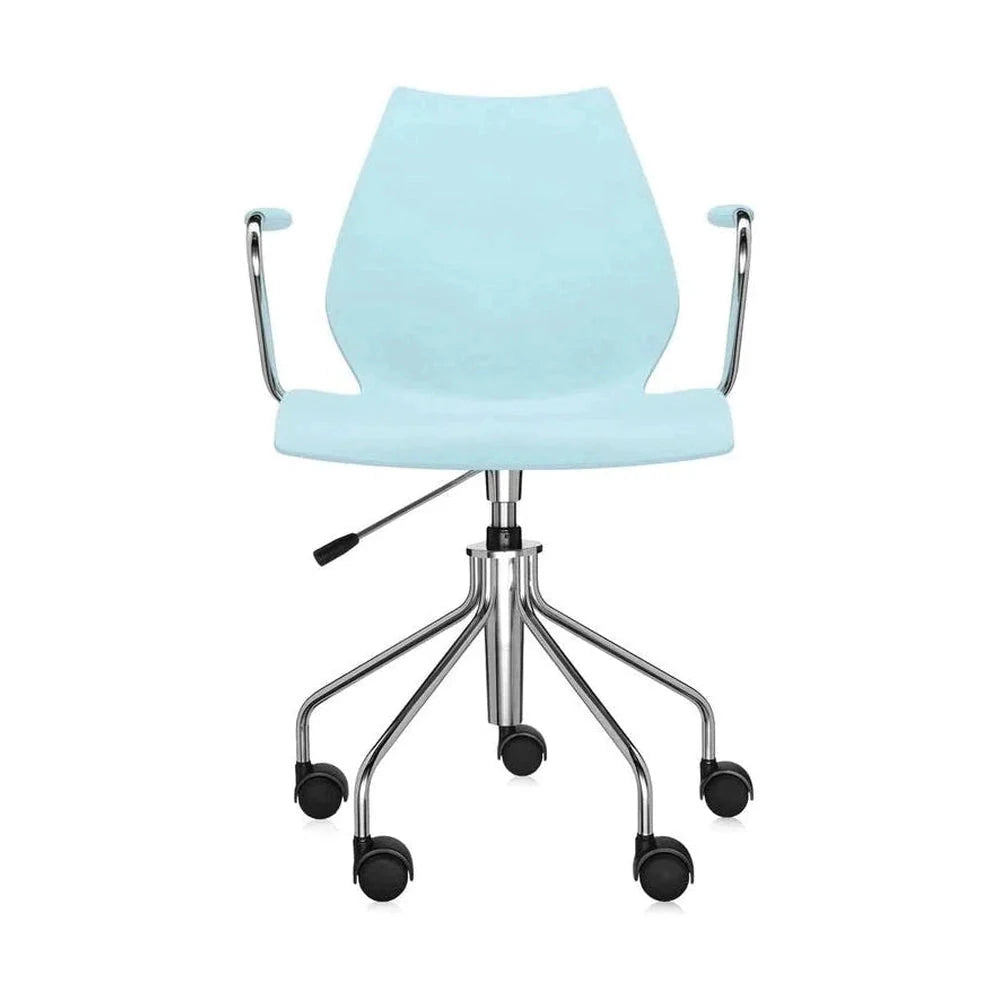 [product_category]-Kartell Maui Swivel Armchair, Light Blue-Kartell-8058967037463-028798M-KAR-1