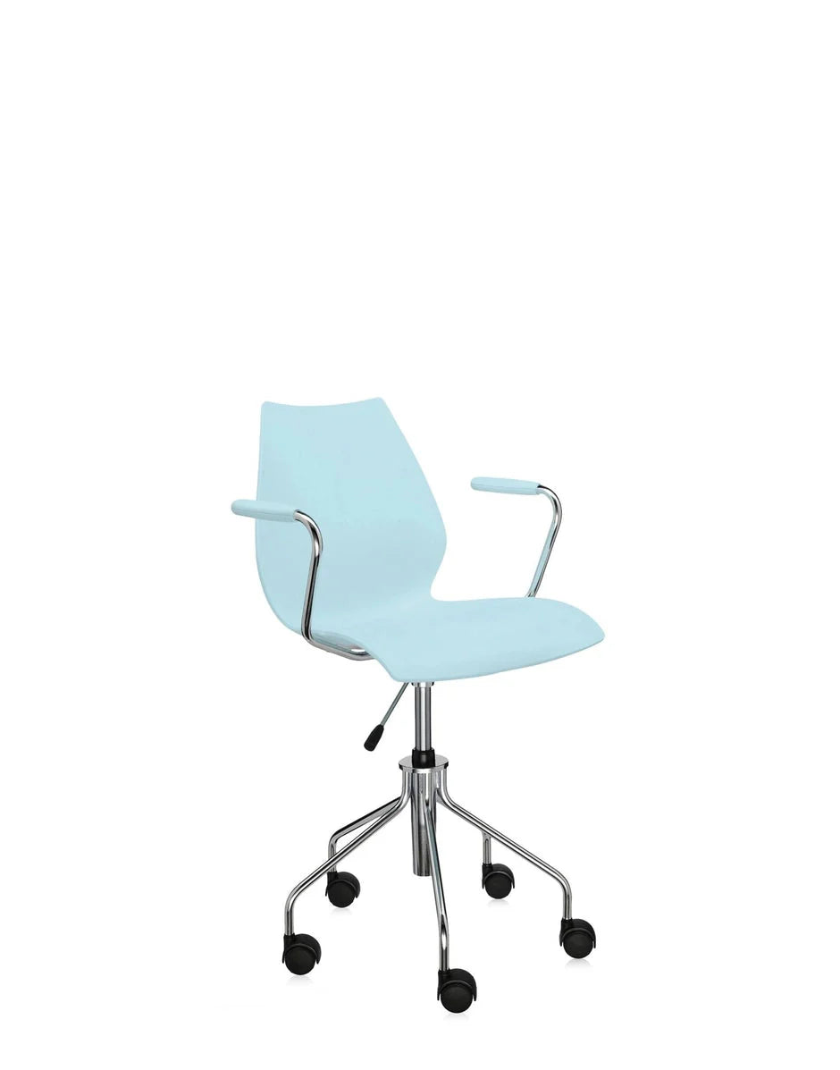 [product_category]-Kartell Maui Swivel Armchair, Light Blue-Kartell-8058967037463-028798M-KAR-2