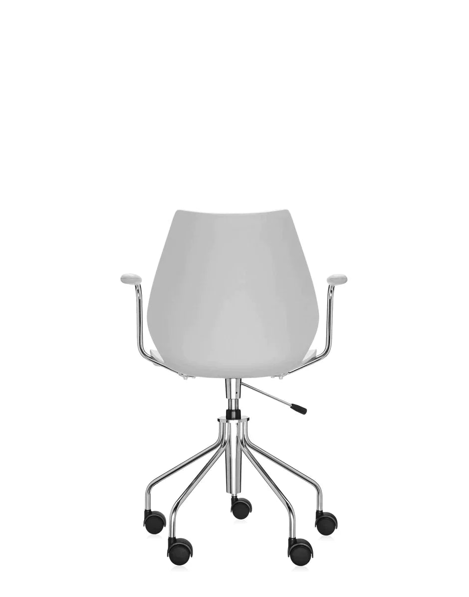 [product_category]-Kartell Maui Swivel Armchair, Light Grey-Kartell-8058967037432-028795M-KAR-13