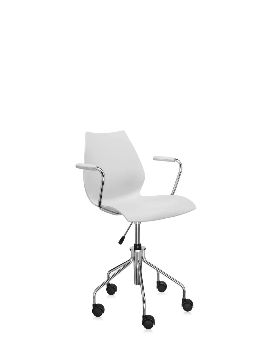[product_category]-Kartell Maui Swivel Armchair, Light Grey-Kartell-8058967037432-028795M-KAR-2