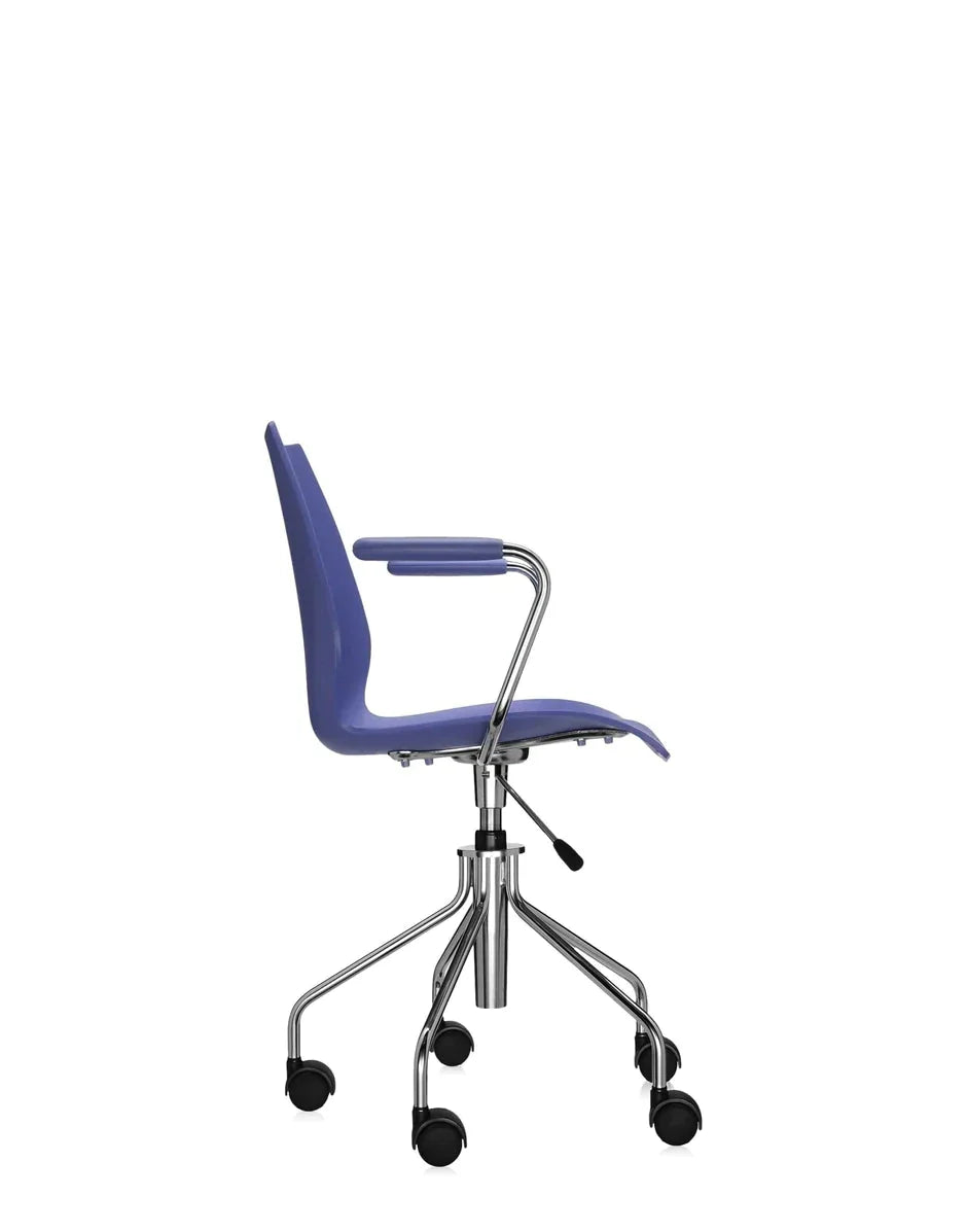 [product_category]-Kartell Maui Swivel Armchair, Navy Blue-Kartell-8058967037418-028793M-KAR-12