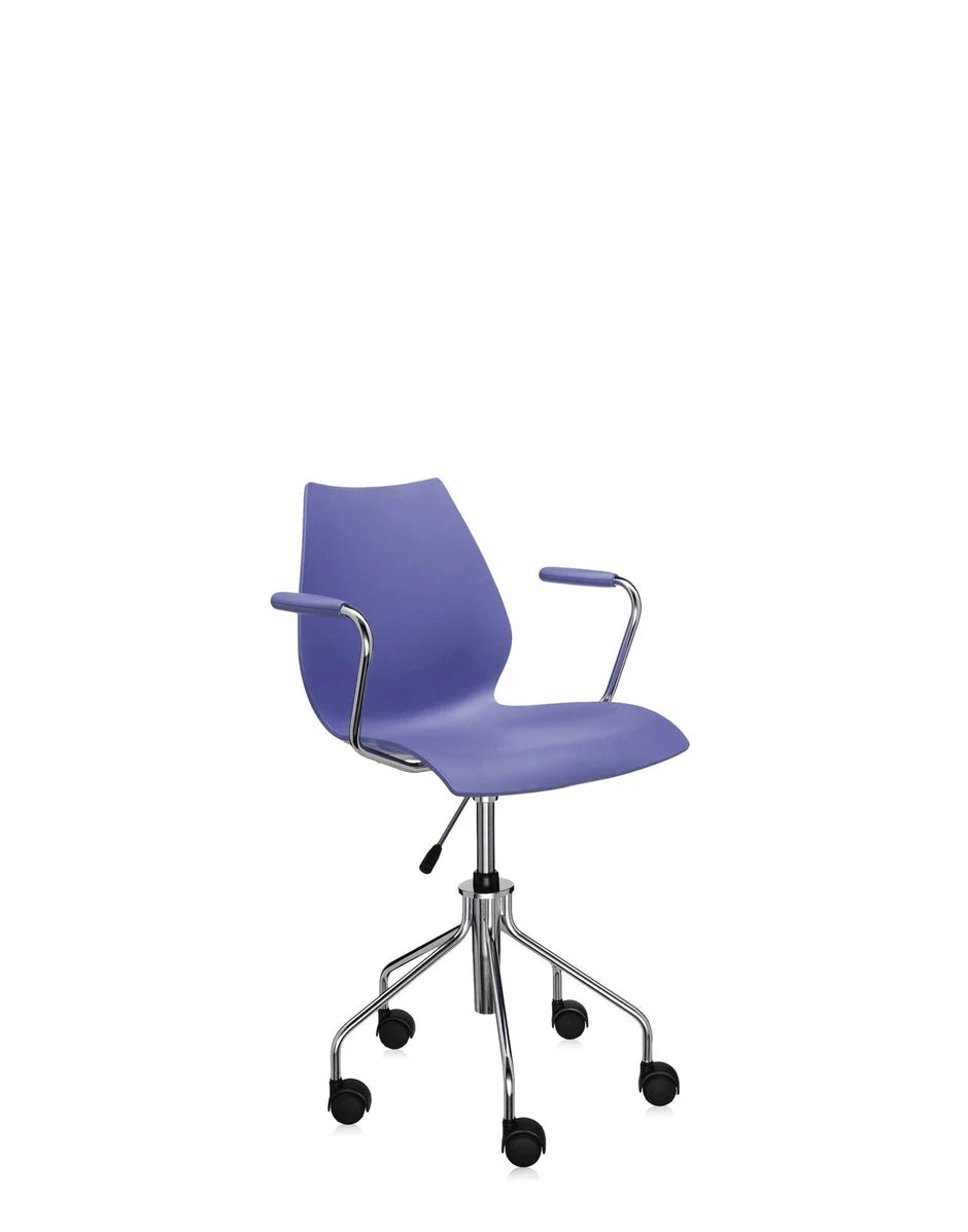 [product_category]-Kartell Maui Swivel Armchair, Navy Blue-Kartell-8058967037418-028793M-KAR-2