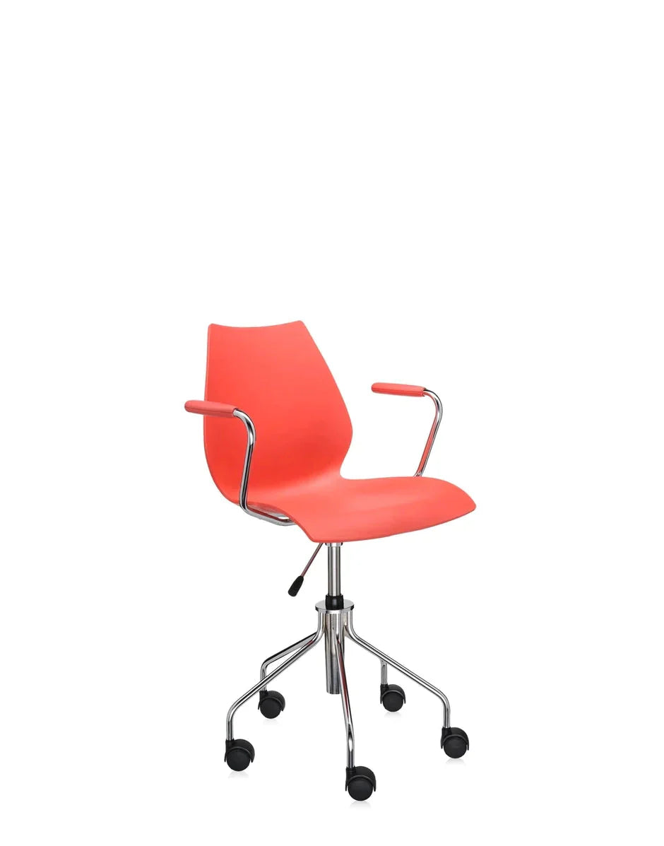 [product_category]-Kartell Maui Swivel Armchair, Purple-Kartell-8058967037425-028794M-KAR-11