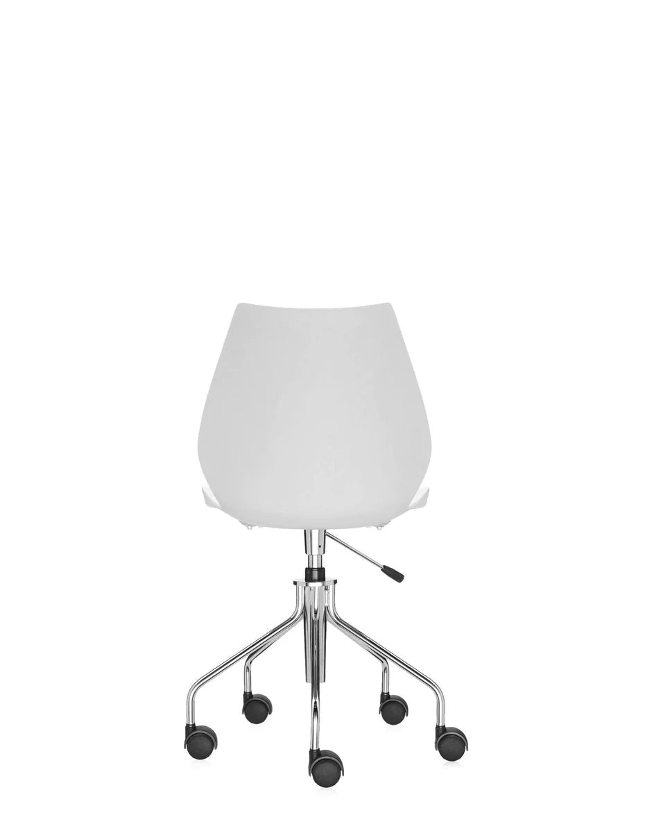 [product_category]-Kartell Maui Swivel Chair, Zinc White-Kartell-8058967037289-028782M-KAR-4