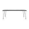 Kartell Max Desk 190X90 cm, břidlice/chrome