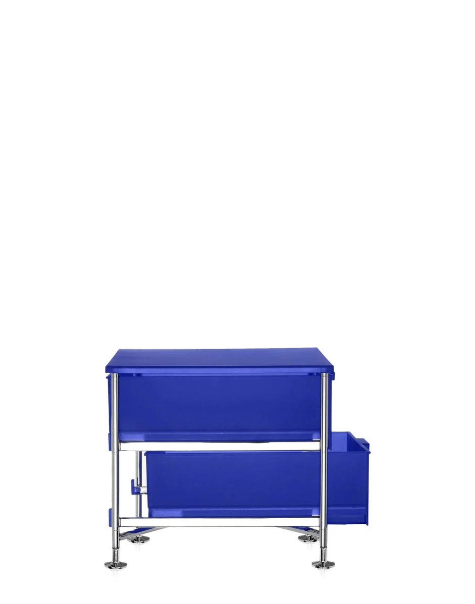 [product_category]-Kartell Mobil 2 Drawer With Feet, Cobalt Blue-Kartell-8058967026658-02005L2-KAR-2