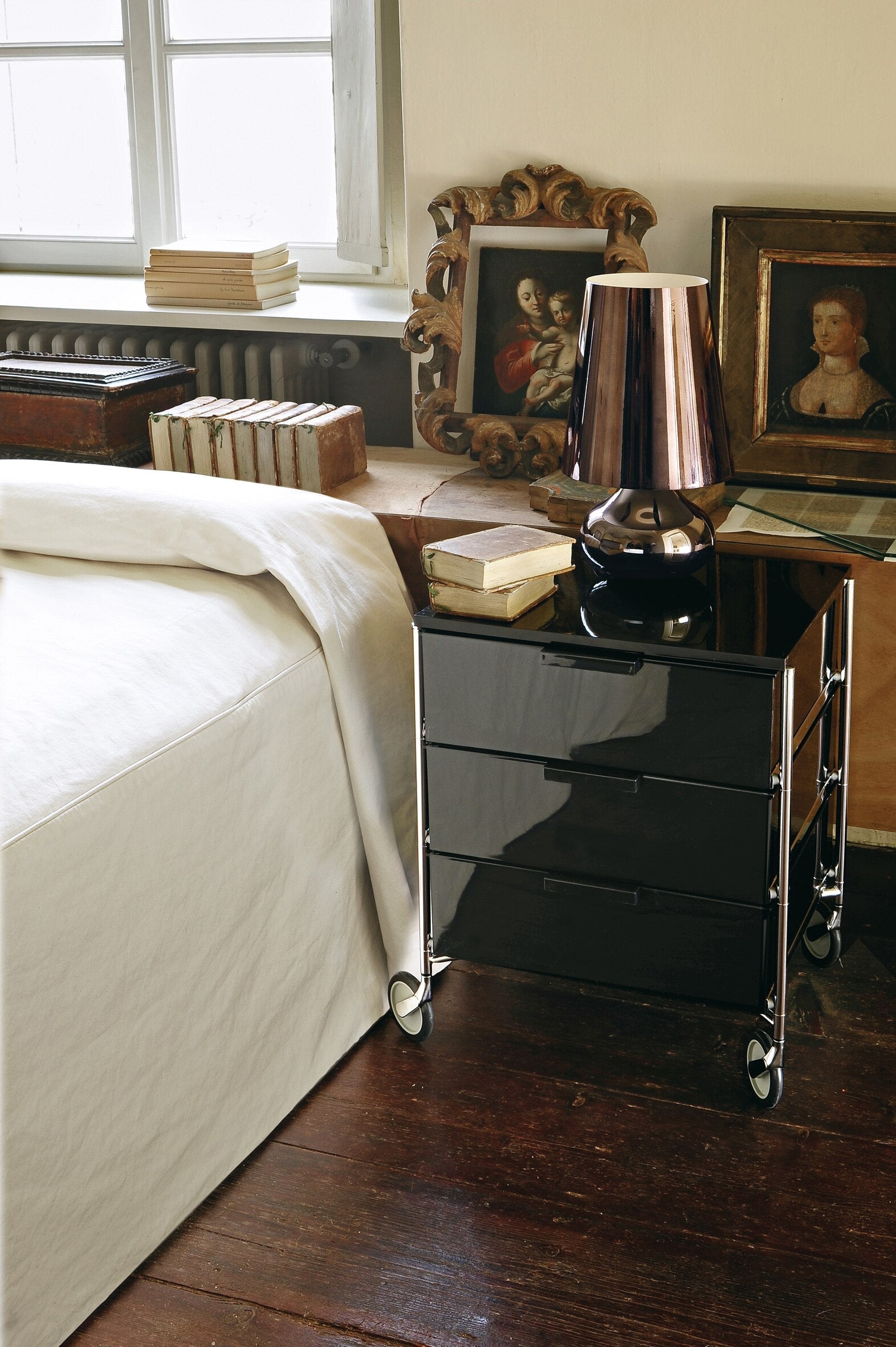 [product_category]-Kartell Mobil 2 Drawer With Feet, Cobalt Blue-Kartell-8058967026658-02005L2-KAR-4