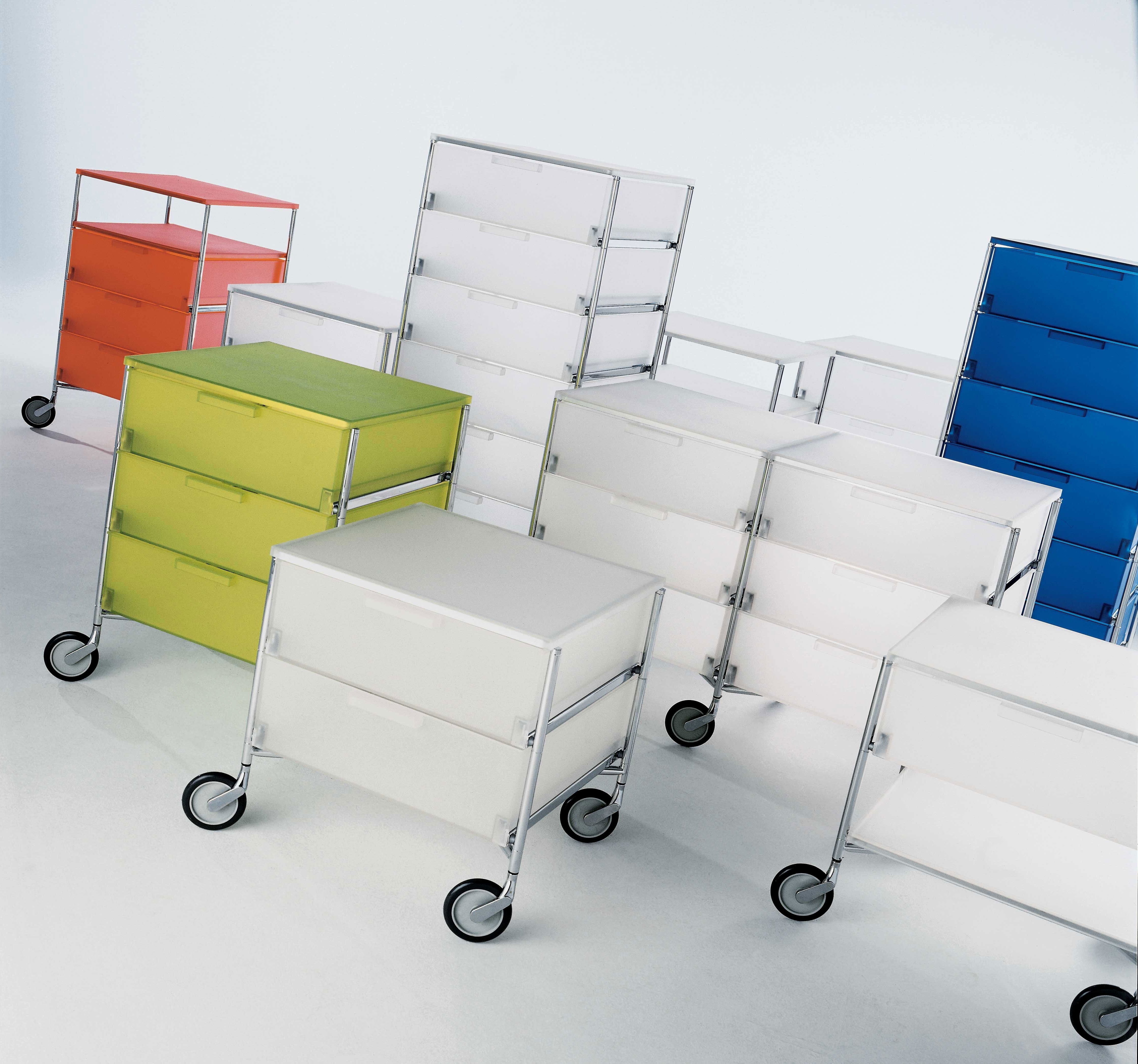[product_category]-Kartell Mobil 3 Drawer With Feet, Cobalt Blue-Kartell-8058967026955-02011L2-KAR-6