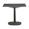 Kartell Multiple Table Round se čtvercovým základním mramorem 78x78 cm, černá