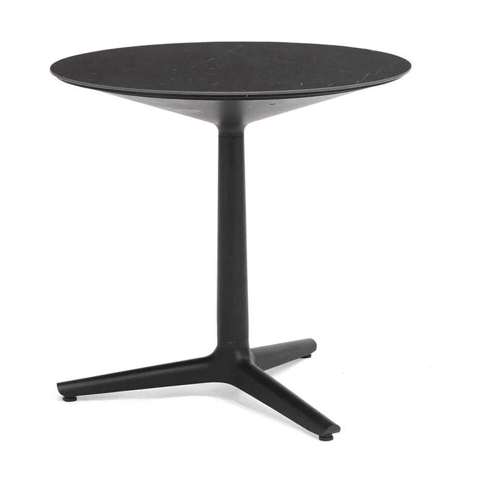 [product_category]-Kartell Multiplo Table Round With Star Base Marble ⌀78 Cm, Black-Kartell-8058967231403-04066MN-KAR-1