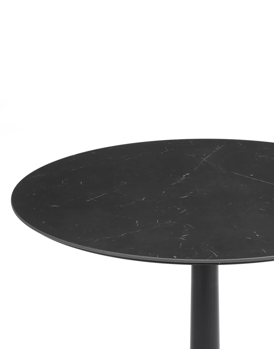[product_category]-Kartell Multiplo Table Round With Star Base Marble ⌀78 Cm, Black-Kartell-8058967231403-04066MN-KAR-2