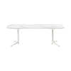 Kartell Multiplo Table XL Obdélníkový venkovní mramor 180x90 cm, bílá