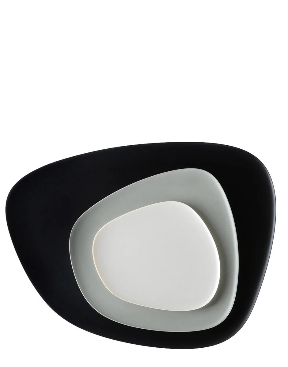 [product_category]-Kartell Namaste' Tray, Black/Grey/Taupe-Kartell-8058967195569-01236CM-KAR-2