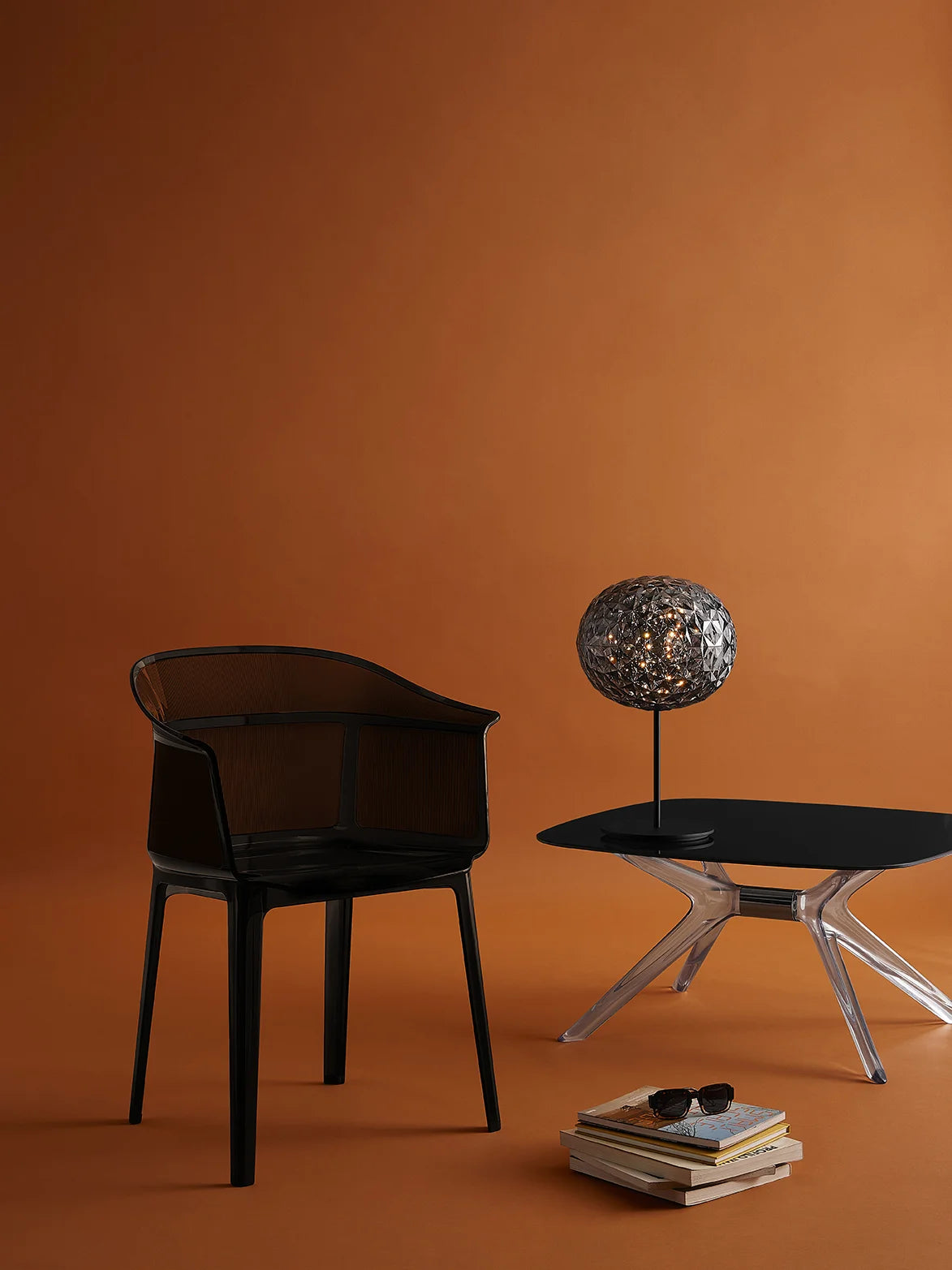 [product_category]-Kartell Planet Table Lamp With Base, Fume-Kartell-8058967228922-09385FU-KAR-4