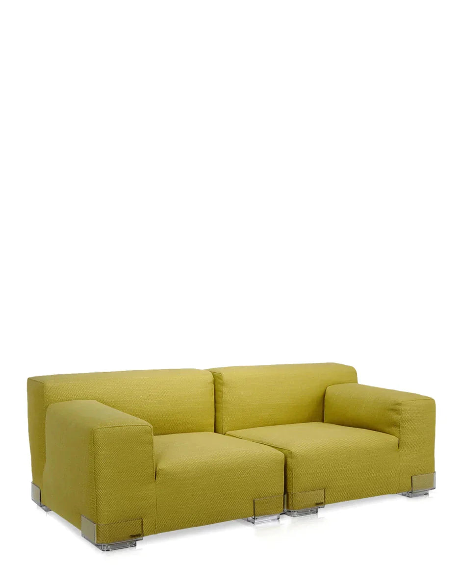[product_category]-Kartell Plastics Duo 2 Seater Sofa Dx Cotton, Green-Kartell-8058967078541-0709474-KAR-8