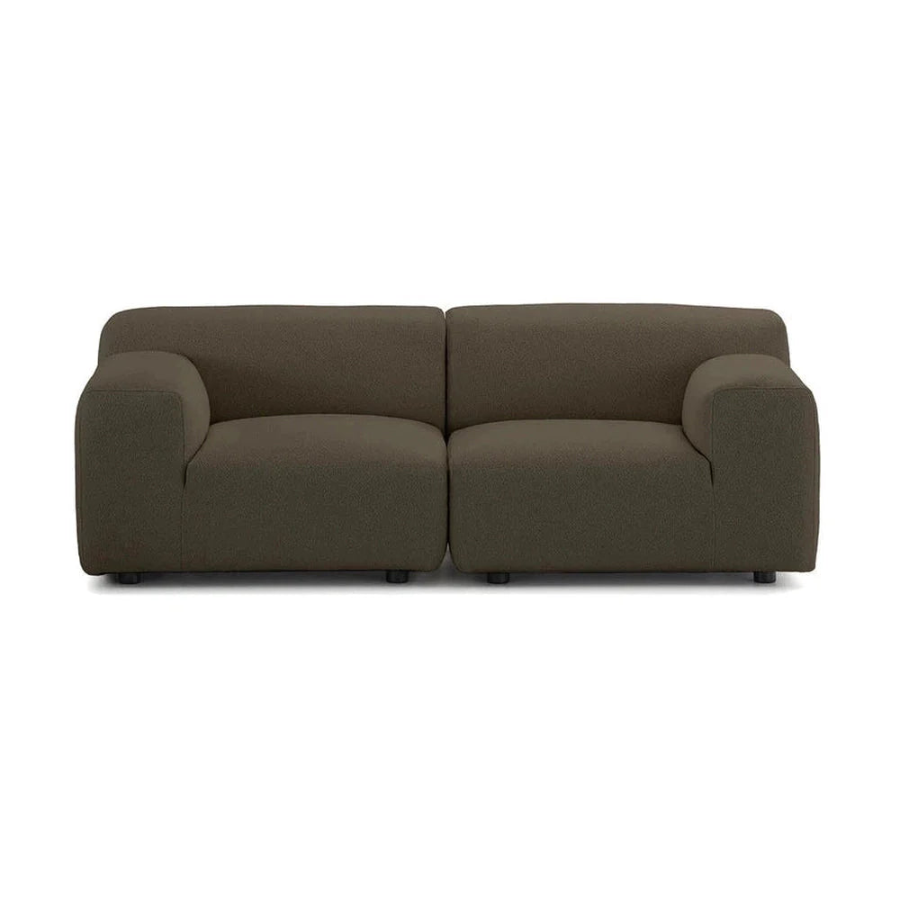 [product_category]-Kartell Plastics Duo 2 Seater Sofa Dx Orsetto, Brown-Kartell-8058967328530-07094O3-KAR-1