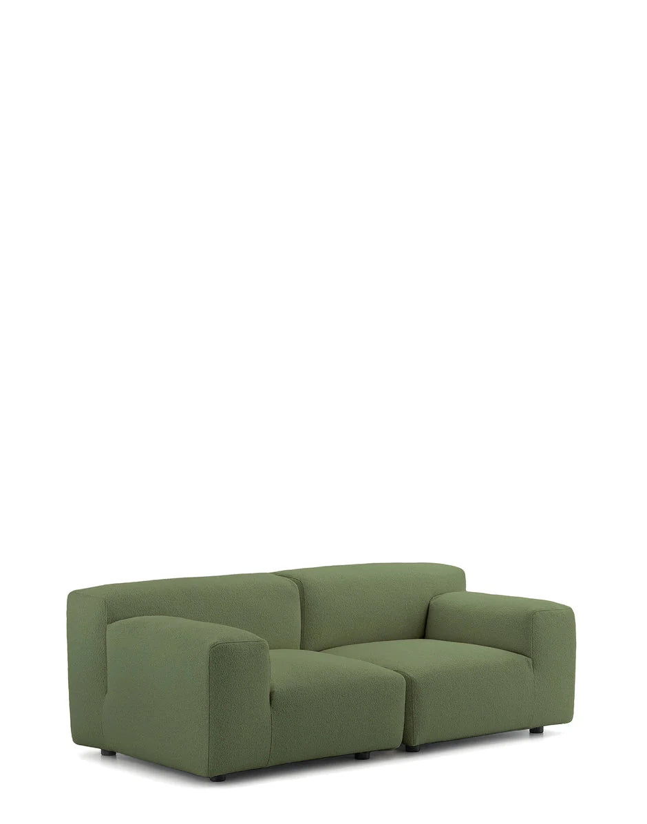 [product_category]-Kartell Plastics Duo 2 Seater Sofa Dx Orsetto, Green-Kartell-8058967328523-07094O2-KAR-2