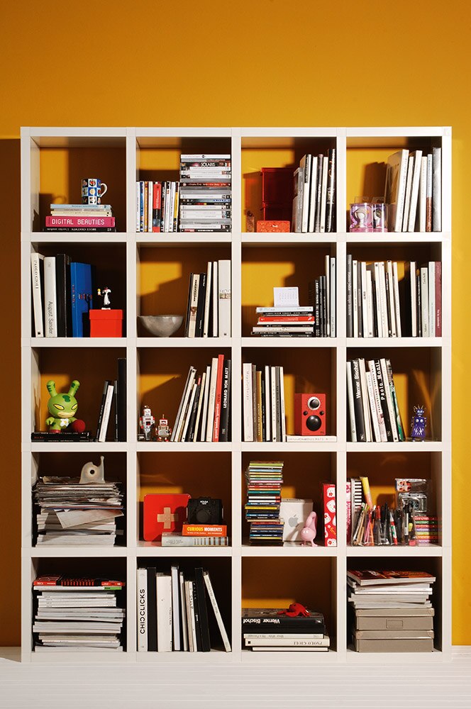 [product_category]-Kartell Polvara Cube For Bookcase, Black-Kartell-8058967052800-0477009-KAR-5