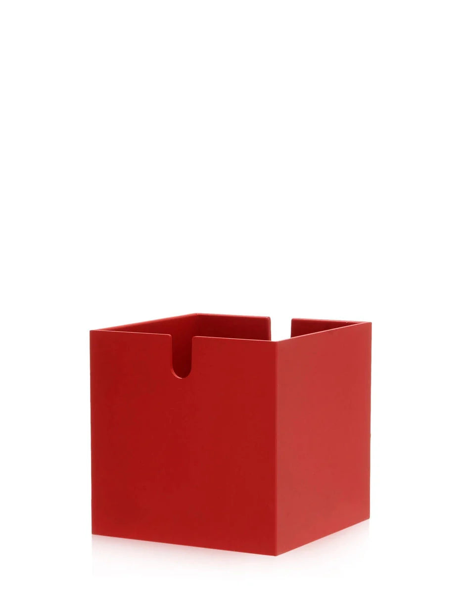 [product_category]-Kartell Polvara Cube For Bookcase, Red-Kartell-8058967052817-0477010-KAR-2