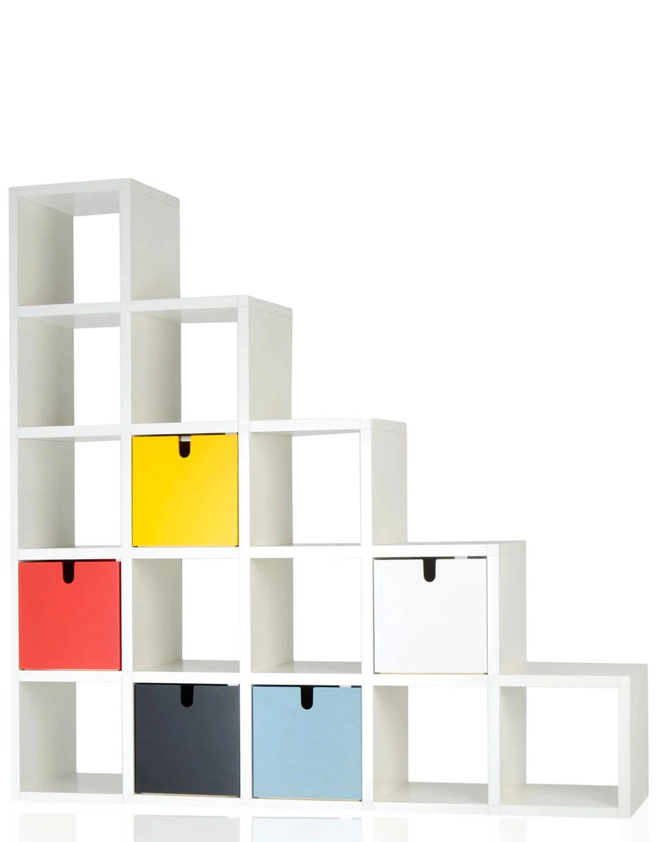 [product_category]-Kartell Polvara Cube For Bookcase, Red-Kartell-8058967052817-0477010-KAR-4