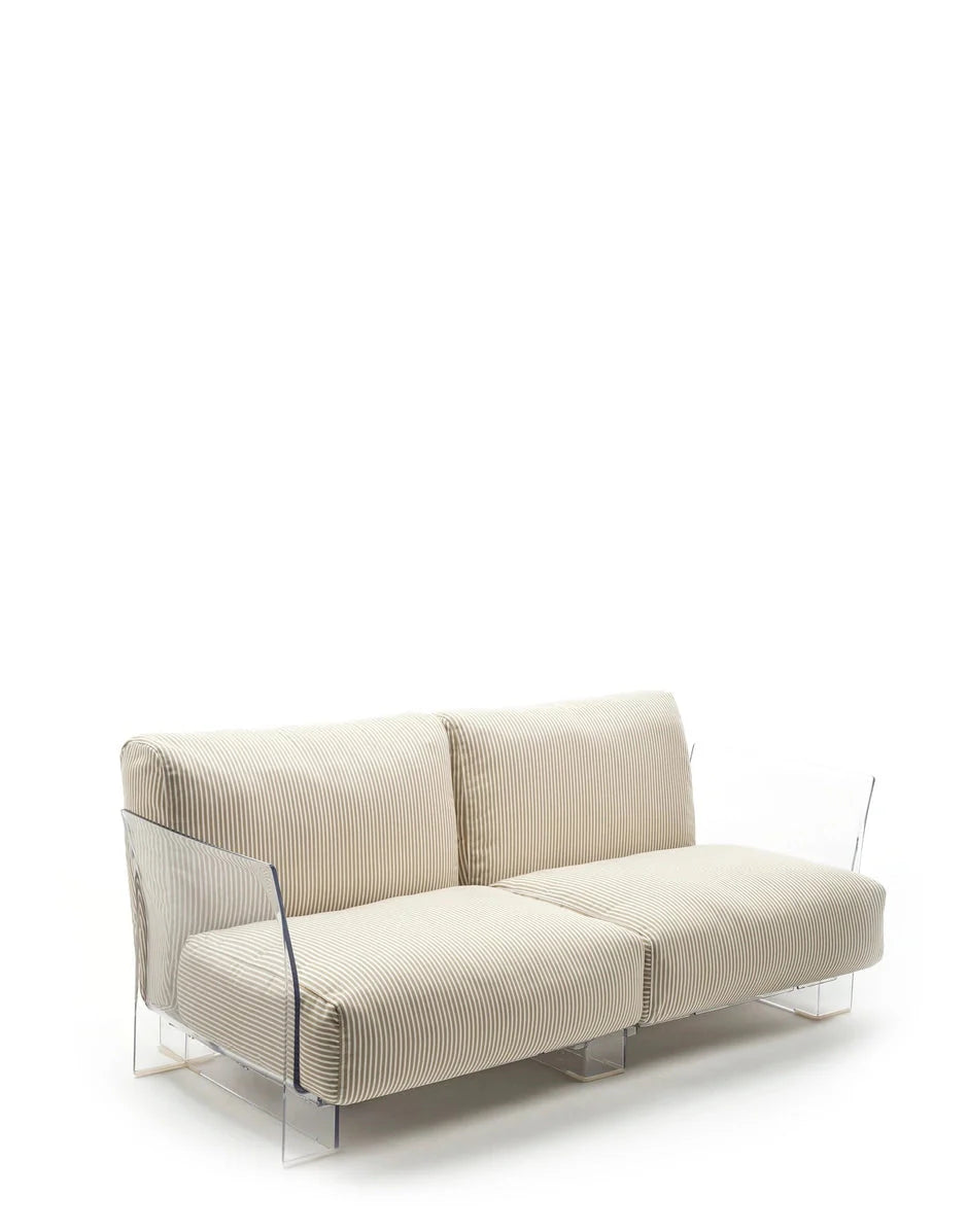 [product_category]-Kartell Pop Outdoor 2 Seater Sofa Stripes, Beige-Kartell-8058967257212-0704263-KAR-2