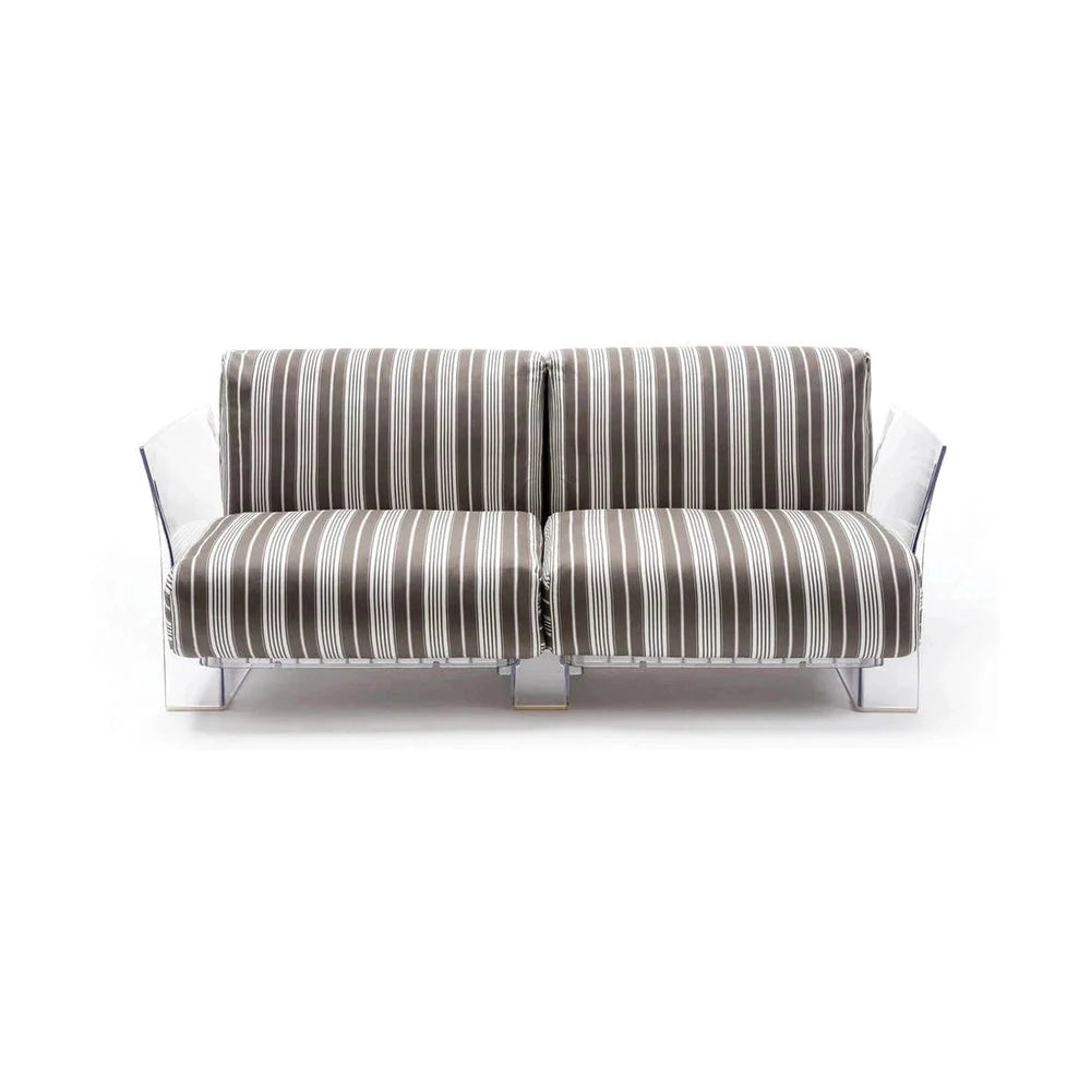 [product_category]-Kartell Pop Outdoor 2 Seater Sofa Stripes, Taupe-Kartell-8058967257151-0704265-KAR-1
