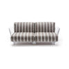 Kartell Pop Outdoor 2 Seater Sofa Stripes, Taupe