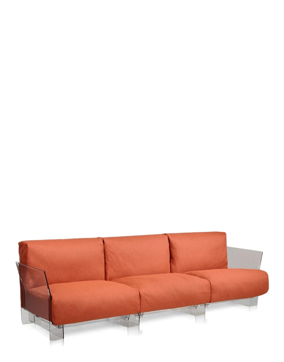 [product_category]-Kartell Pop Outdoor 3 Seater Sofa Ikon, Orange-Kartell-8058967077759-0704332-KAR-2