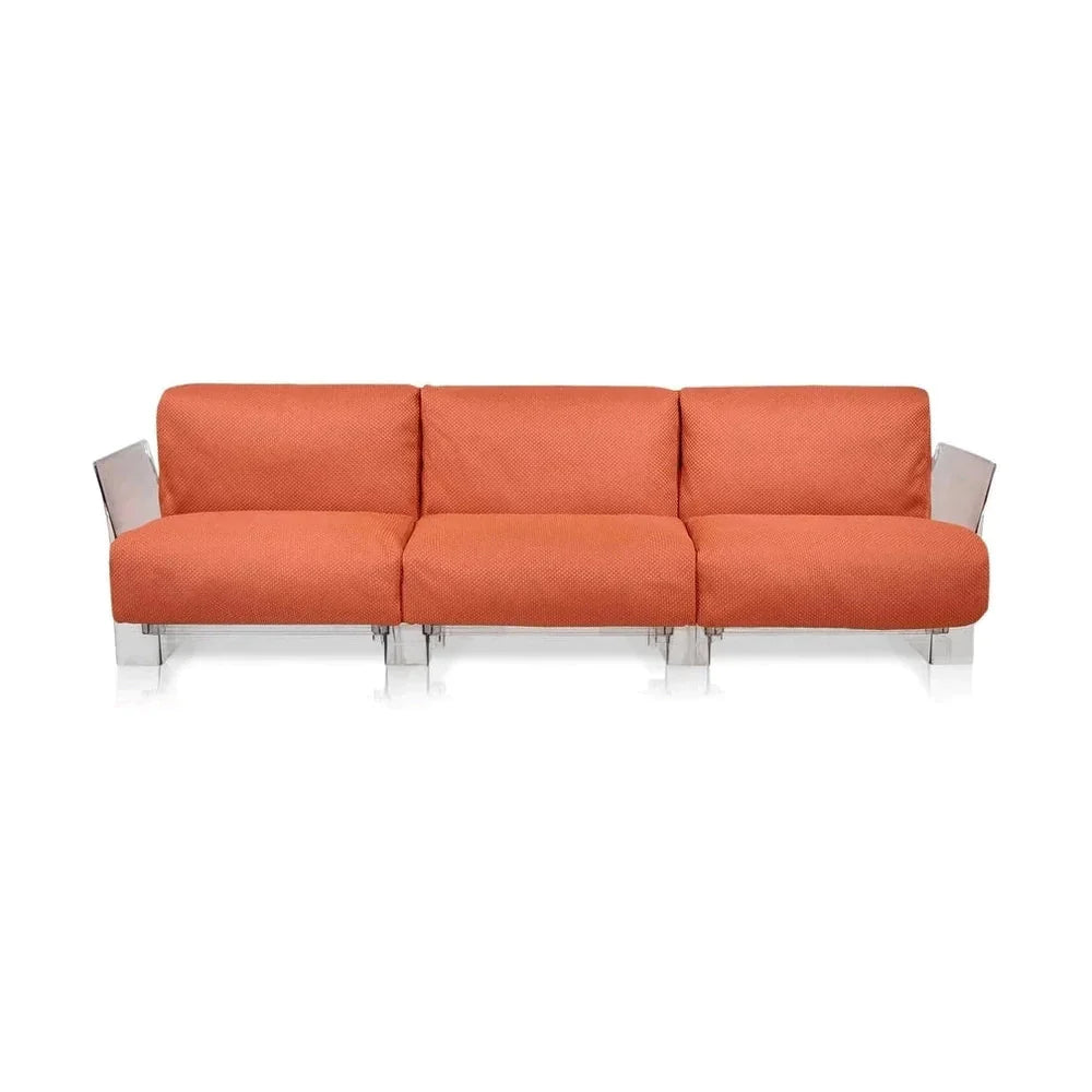 [product_category]-Kartell Pop Outdoor 3 Seater Sofa Ikon, Orange-Kartell-8058967077759-0704332-KAR-6