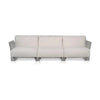 Kartell Pop Outdoor 3 Seater Sofa Sunbrella, nahá