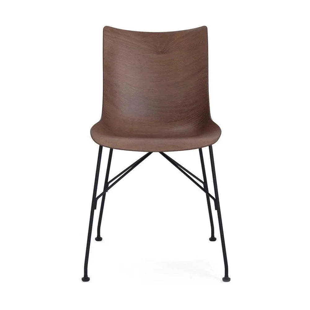 [product_category]-Kartell P/Wood Chair Slatted Ash, Dark Wood/Black-Kartell-8058967294897-04912SN-KAR-1