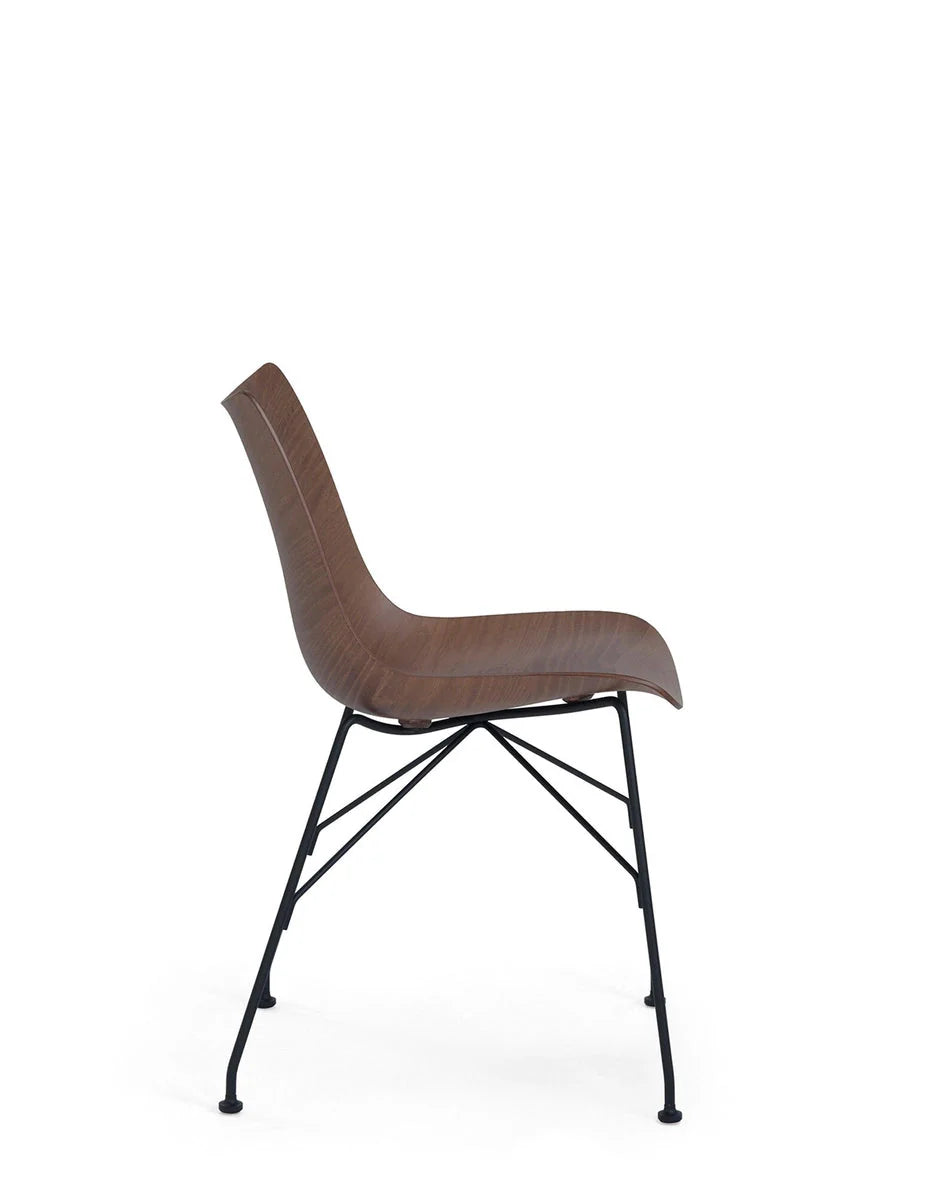 [product_category]-Kartell P/Wood Chair Slatted Ash, Dark Wood/Black-Kartell-8058967294897-04912SN-KAR-3