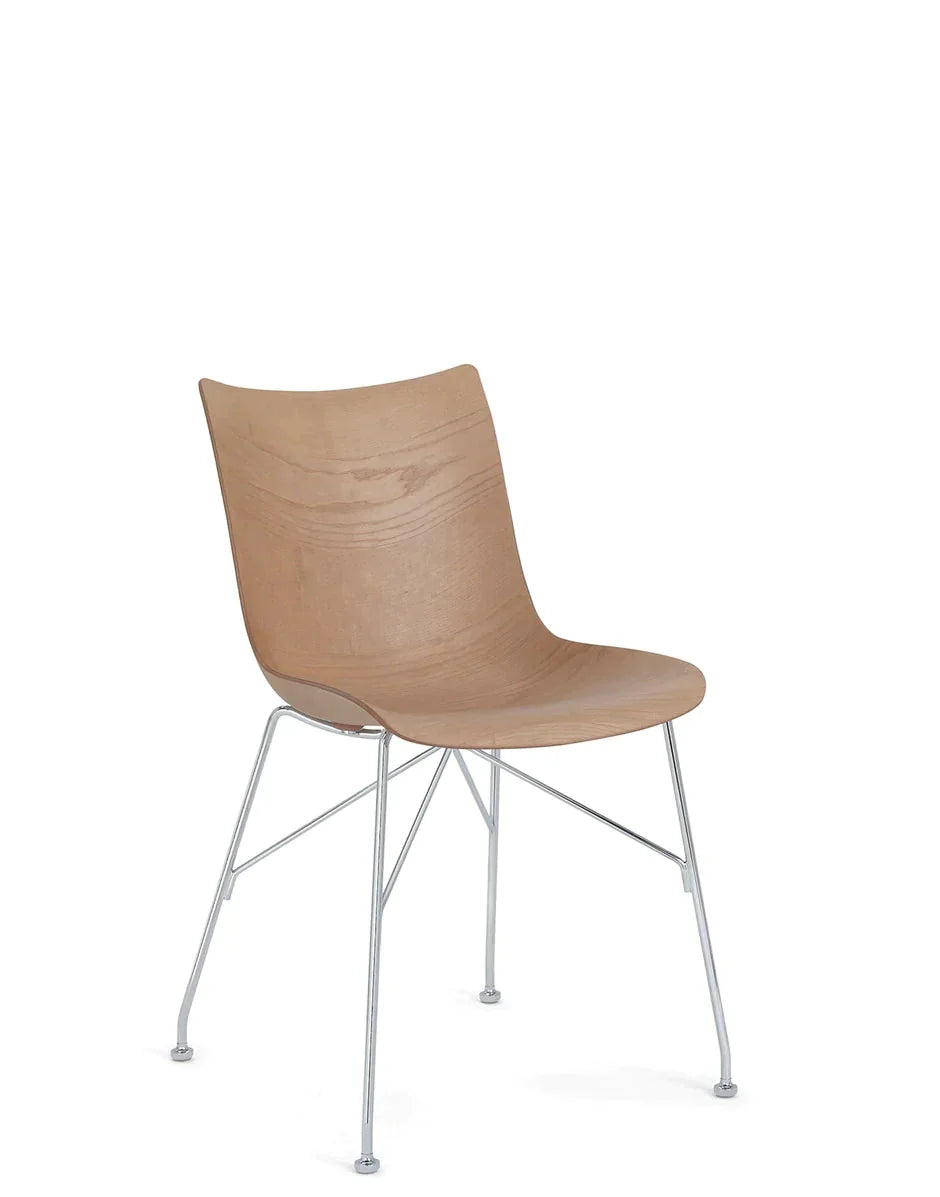 [product_category]-Kartell P/Wood Chair Slatted Ash, Light Wood/Chrome-Kartell-8058967294859-04912CC-KAR-6