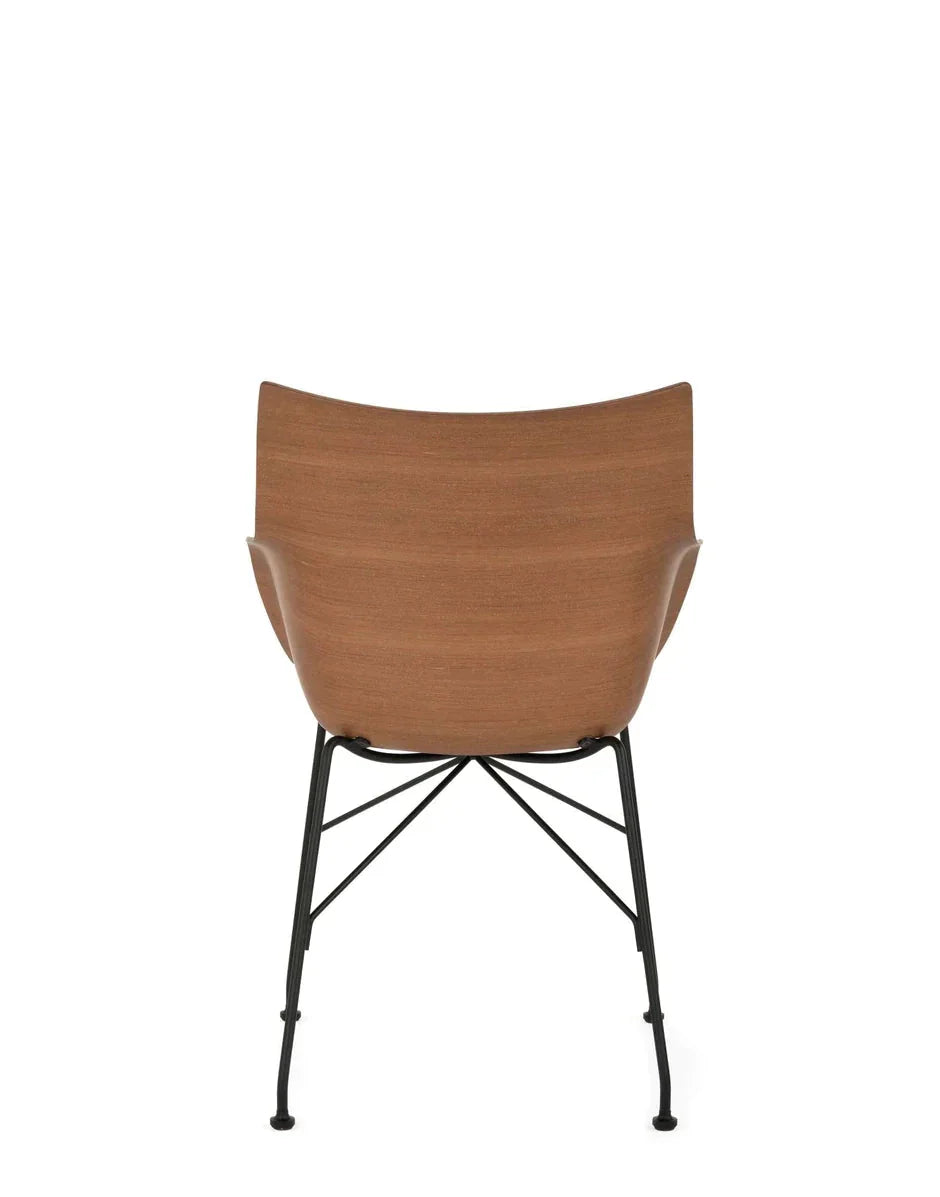 [product_category]-Kartell Q/Wood Armchair, Dark Wood/Black/Black-Kartell-8058967310528-05928S1-KAR-9