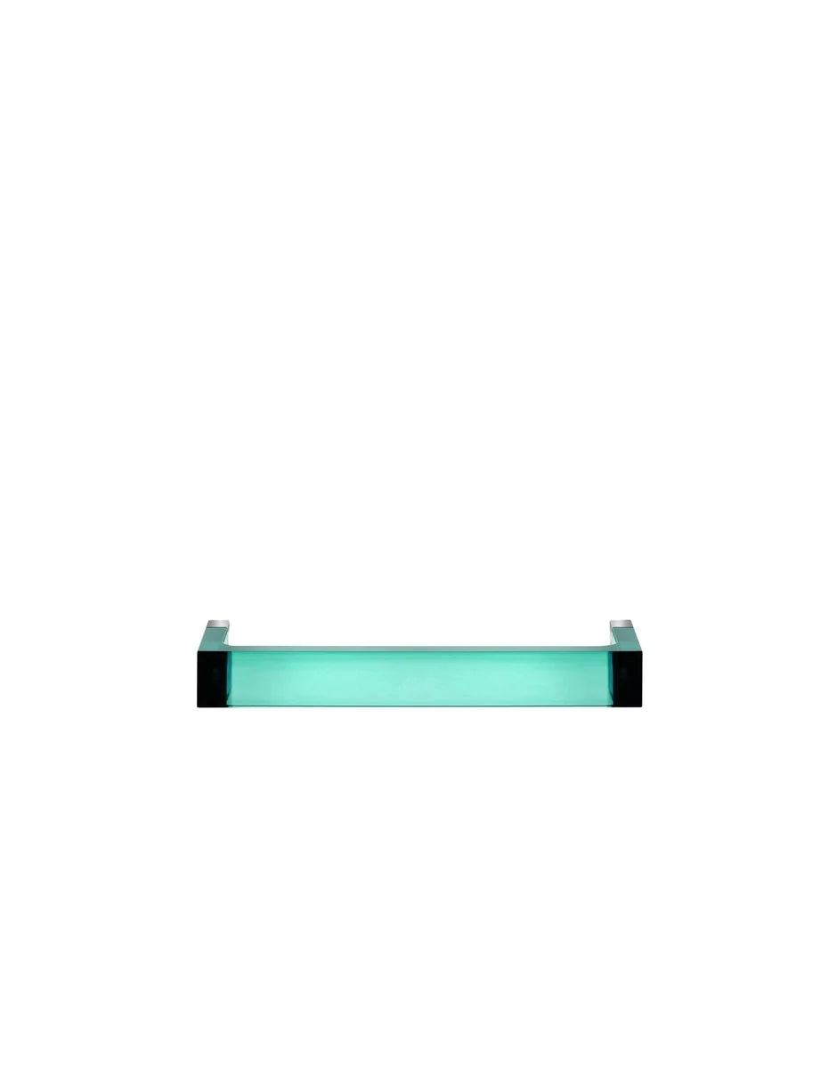 [product_category]-Kartell Rail Towel Rack 30 Cm, Acquamarine Green-Kartell-8058967251272-09930VE-KAR-2