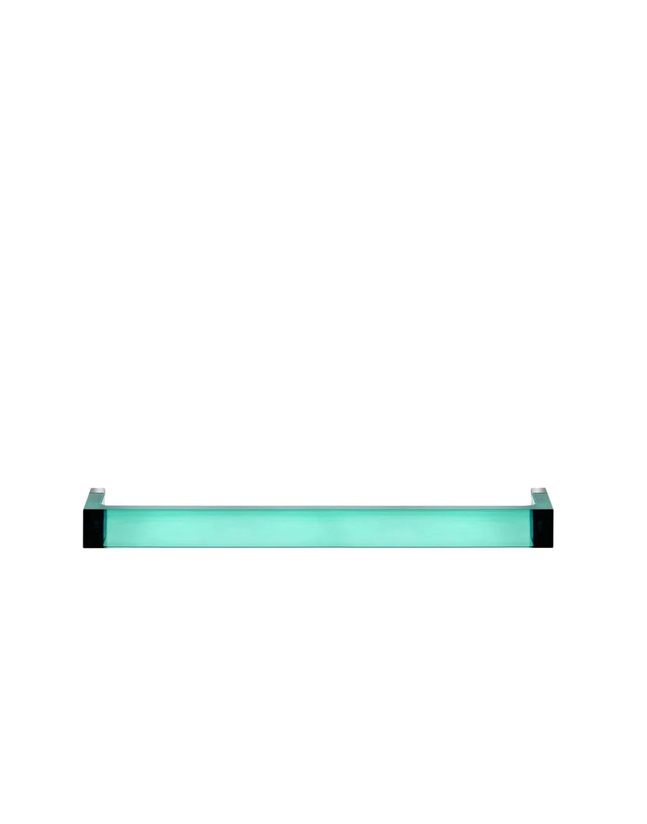 [product_category]-Kartell Rail Towel Rack 45 Cm, Acquamarine Green-Kartell-8058967251357-09935VE-KAR-2