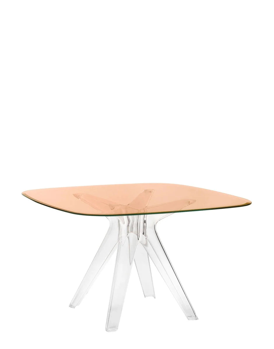 [product_category]-Kartell Sir Gio Table Square, Crystal/Pink-Kartell-8058967259889-0327612-KAR-2