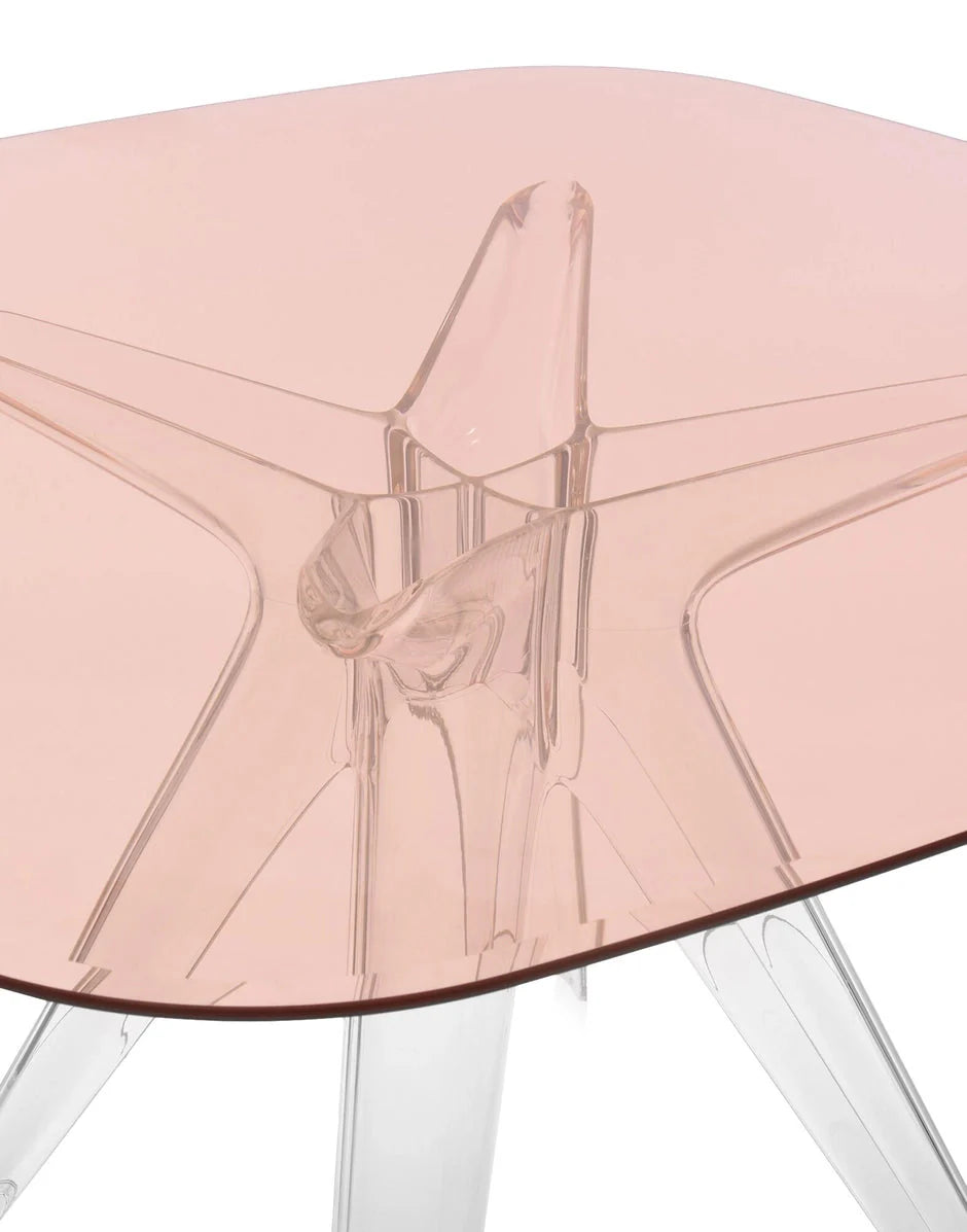 [product_category]-Kartell Sir Gio Table Square, Crystal/Pink-Kartell-8058967259889-0327612-KAR-4