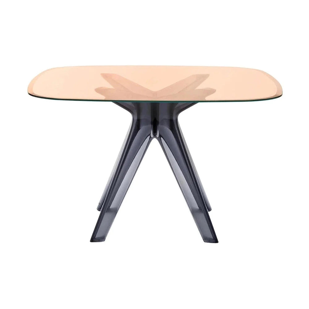 [product_category]-Kartell Sir Gio Table Square, Fume/Pink-Kartell-8058967260083-0327662-KAR-1
